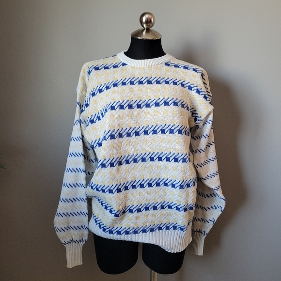 Aquascutum vintage houndstooth knit sweater - Picture 10 of 10